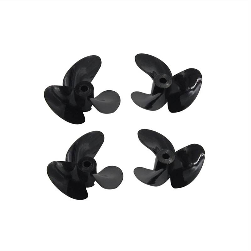 XEBRAD 2Pairs 3-Blatt Propeller for DIY RC Jet Boote Teile D30mm 26mm 34mm Positive/Reserve Propeller 3,0mm Loch CW CCW Requisiten Bootspropeller aus Metall(D34 x 3mm) von XEBRAD