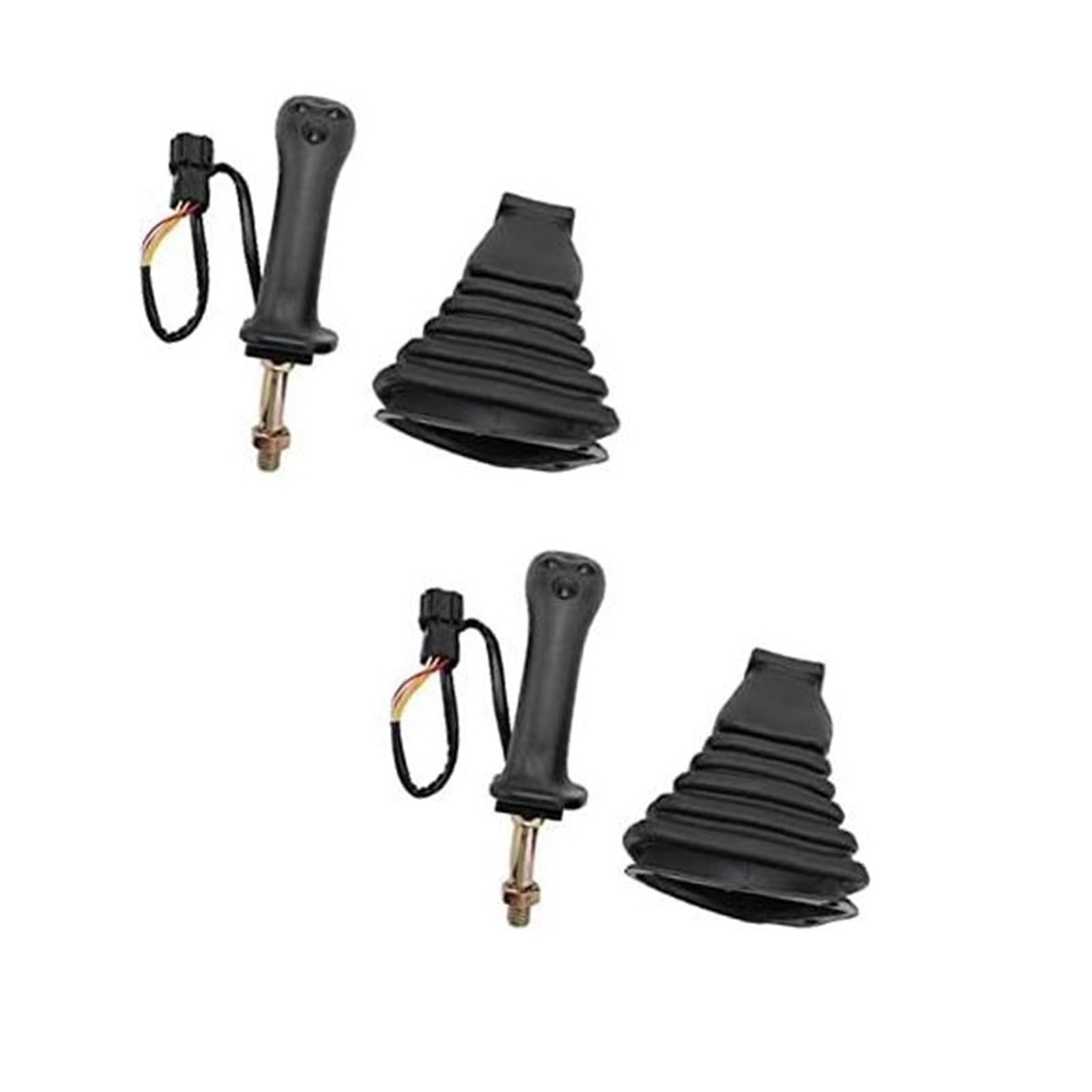 XEBRAD 2X 3 Tasten Bagger Joystick Assy Griff Getriebe mit Staub Abdeckung, for Doosan DX150 215 225 300 370-9C Rechts Joystick für Bagger von XEBRAD