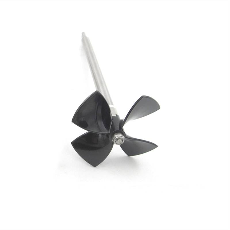 XEBRAD 4-Blatt-Propeller, Polymer-PC-Harz-verstärkter Kunststoff-Propeller, for Köderboot 5 mm Links rechts 60 70 80 mm Bootspropeller aus Metall(70mm CW) von XEBRAD