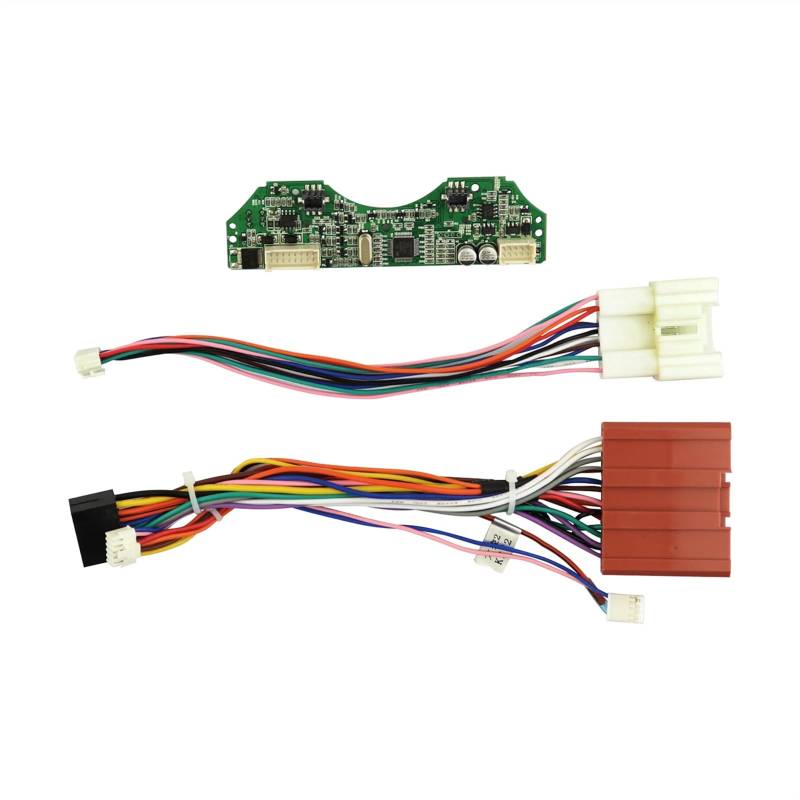 XEBRAD 9-Zoll-Radioblende, Stereo-Panel, Armaturenbrett, Umrüstsatz, Rahmenblende, for Mazda 6 2004–2016 Radioblende in der Mittelkonsole(Wire) von XEBRAD