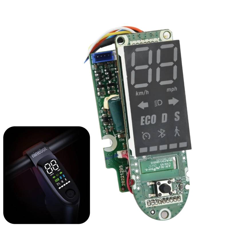 XEBRAD Armaturenbrett, for Ninebot, F2 Elektroroller F2 Pro KickScooter Bluetooth-Platine LED-Anzeige Bildschirm Instrumententeile Anzeigetafel für Elektroroller(F2 Pro) von XEBRAD