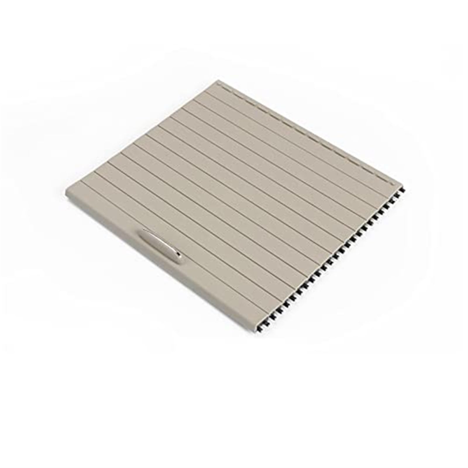 XEBRAD Auto Mittelkonsole Rollläden Getränkehalter Schieberollo Abdeckung, for, Ml/Gl/Gle/Gls Klasse W166 W292 2012-2018 Mittelkonsolenabdeckung(BEIGE) von XEBRAD