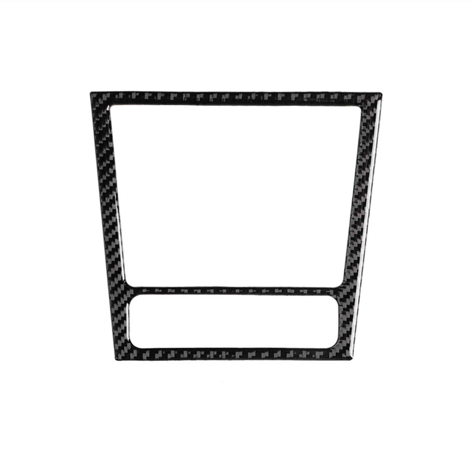 XEBRAD Auto-Schalttafel aus weichem Carbonfaser-Mittelteil, Aschenbecherkastenabdeckung, Schutzverkleidung, for VW, for Golf, 6 MK6 2010 2011 2012 2013 Abdeckung des Fensterheberschalters(Outer frame) von XEBRAD