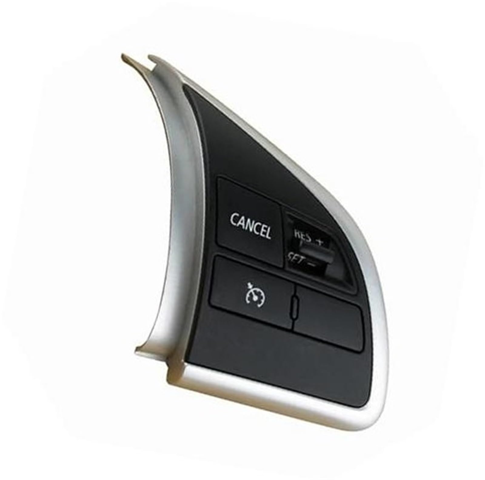 XEBRAD Auto-Tempomat-Taste, for Mitsubishi, for Mirage 2012–2016, for ASX 2015–2019, for Outlander, Auto-Audio-Radio, Tempomat-Schalter, Lenkradtaste Auto-Lenksteuerungstaste(Black R 2) von XEBRAD