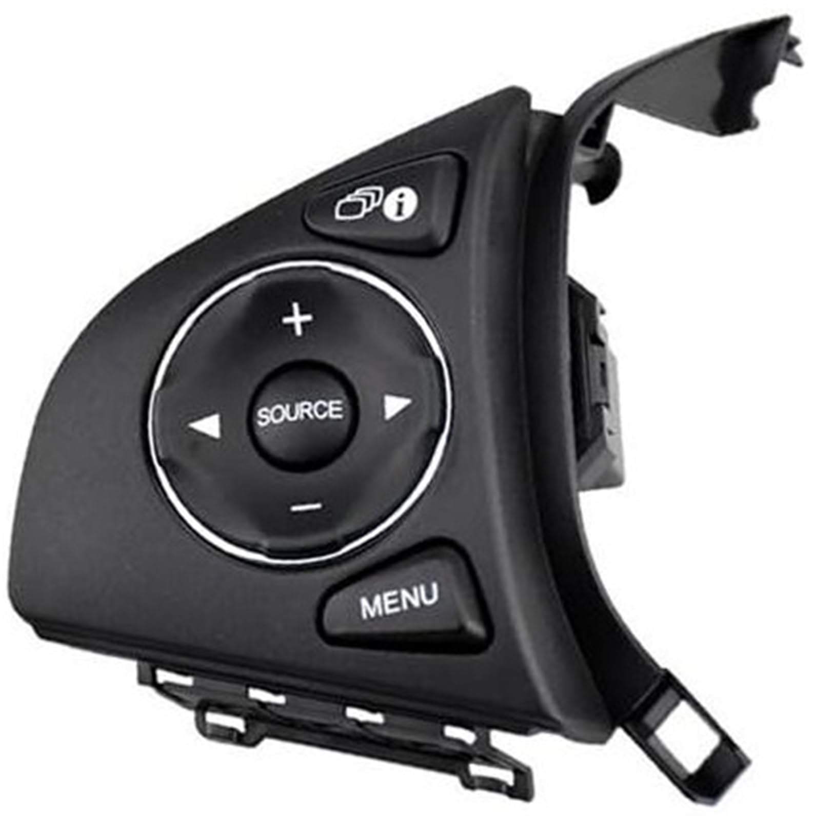 XEBRAD Auto-Tempomat-Taste, passend for 2015 2016 2017 2018, Auto-Tasten, Schalter, Audio-Radio-Fernbedienung, Bluetooth-Taste, Lenkradsteuerung, Auto-Styling-Teile Lenkradtastensatz(Black L 1) von XEBRAD