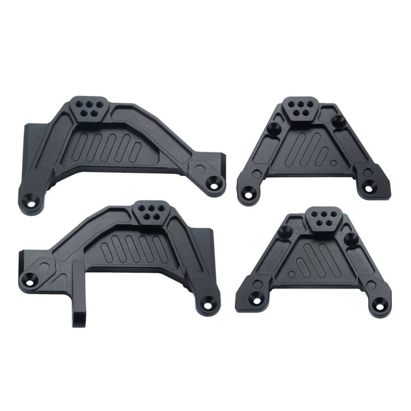 XEBRAD CNC-Aluminium-Halterung for vordere und hintere Stoßdämpfer, for 1/6 RC Crawler Car Axial SCX6 AXI05000 Auto-Stoßdämpferhalterung von XEBRAD