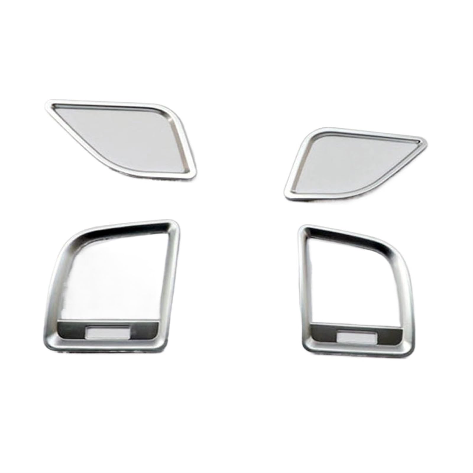 XEBRAD Chrom-Lüftungsschlitz-Zierleiste, Auto-Styling-Aufkleber, Innenausstattung, for Mazda, for CX-5 Cx 5 Cx5 KE 2012–2016 AC-Steckdosenabdeckung(Air 4 Pcs) von XEBRAD