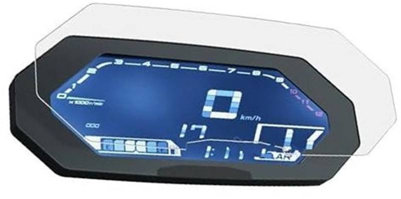 XEBRAD Displayschutzfolie, for Tracer 7 Tracer 700 Tracer700 2020 2021 Motorrad Scratch Cluster Screen Displayschutzfolie für das Armaturenbrett(Black Quantity- 2) von XEBRAD