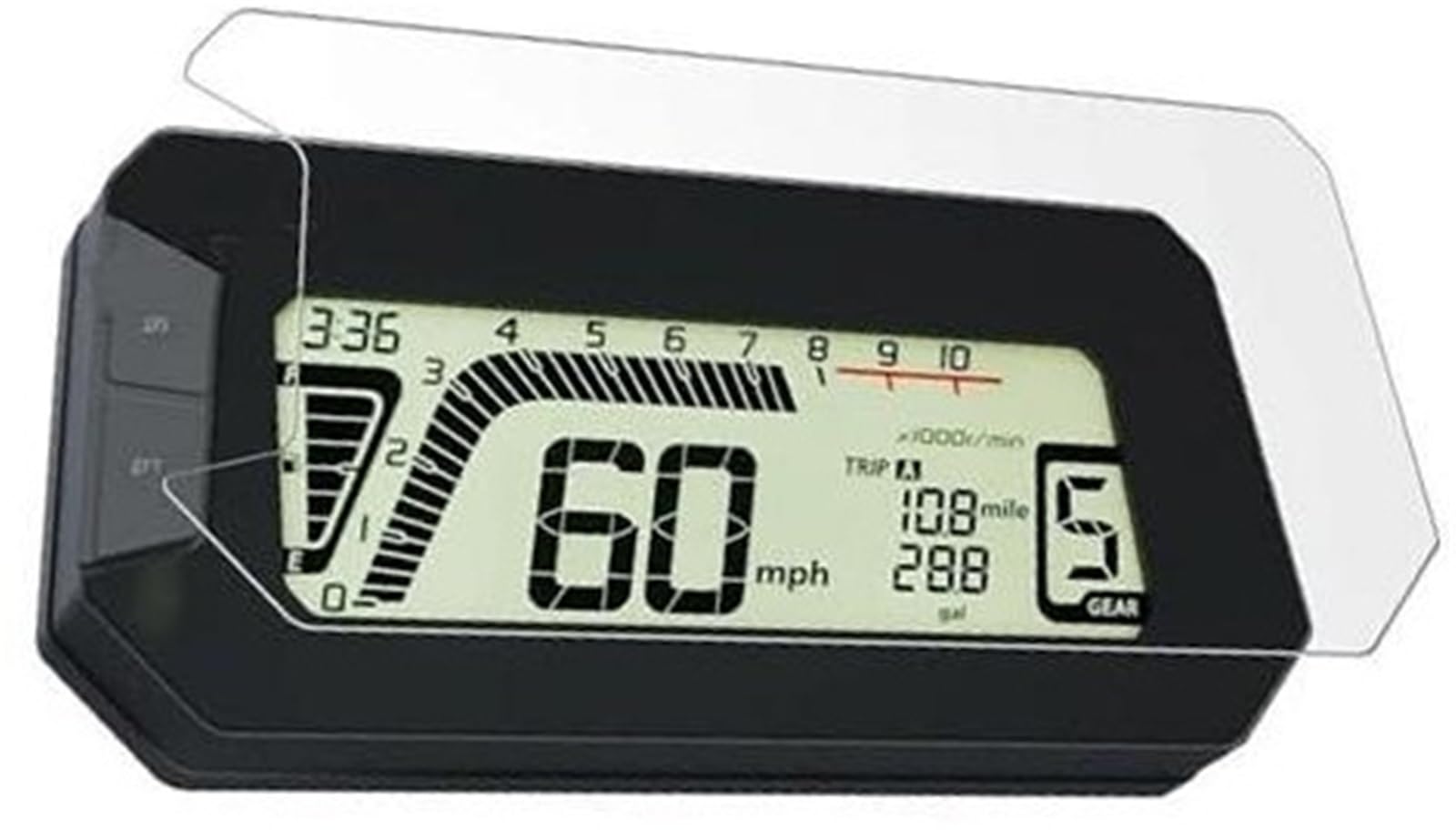 XEBRAD Displayschutzfolie Motorradzubehör, for CB300F Scratch Cluster Screen Displayschutzfolie für das Armaturenbrett(Black 4 STES) von XEBRAD