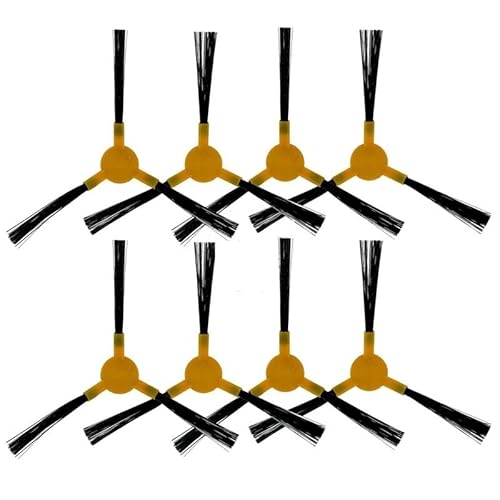 XEBRAD Ersatz-Ersatzteile, for Neatsvor X600 Pro X500 X520 HEPA-Filter Seitenbürste Roboter-Staubsauger-Zubehör Verbrauchsmaterial-Kit Roboter-Staubsauger-Kit(8PCS Brushes) von XEBRAD