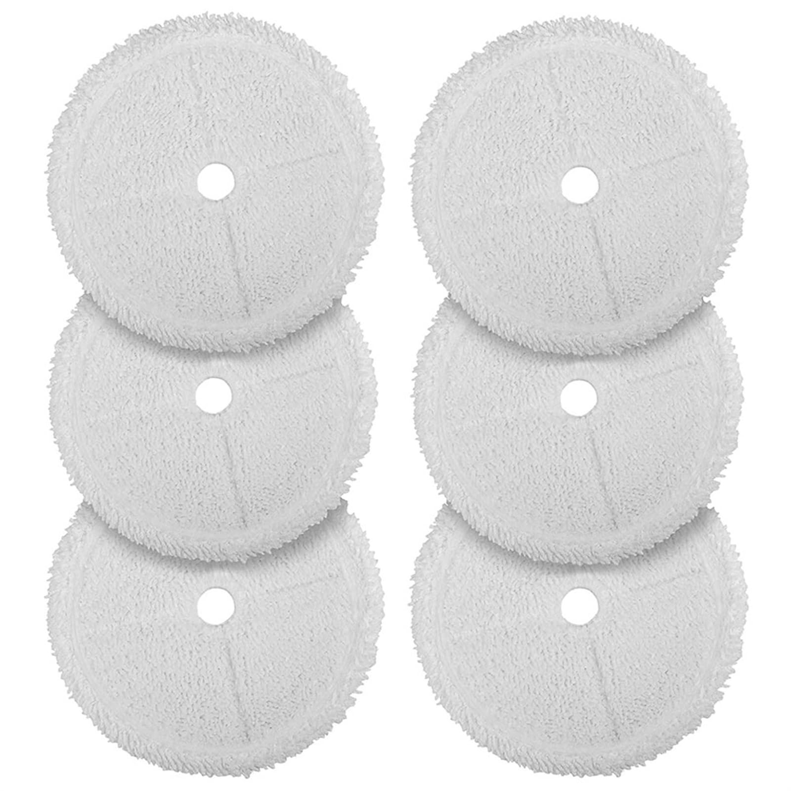 XEBRAD Ersatzpads for Dampfmopps, for Bissell, for SpinWave Nass- und Trockenroboter der Serie 3115 2859, Wiederverwendbare Pads, 6er-Pack Hochdruck-Dampfreiniger-Werkzeuge von XEBRAD