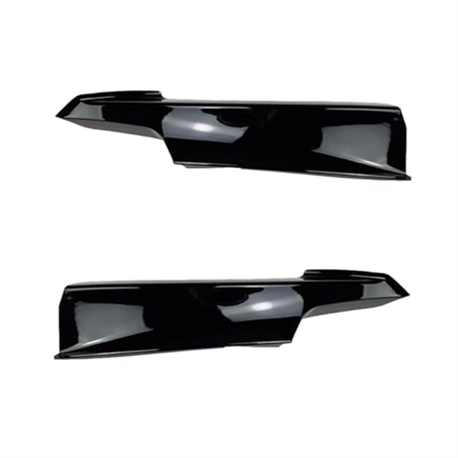 XEBRAD Frontstoßstangen-Lipgloss-Leistung, nur for Sportmodell, for, F30 F31 F35 320i 328i 330i 335i 340i 316d 318d M Sport 2012–2019 Frontspoiler Auto-Frontstoßstangenlippe(Black Gloss Black) von XEBRAD