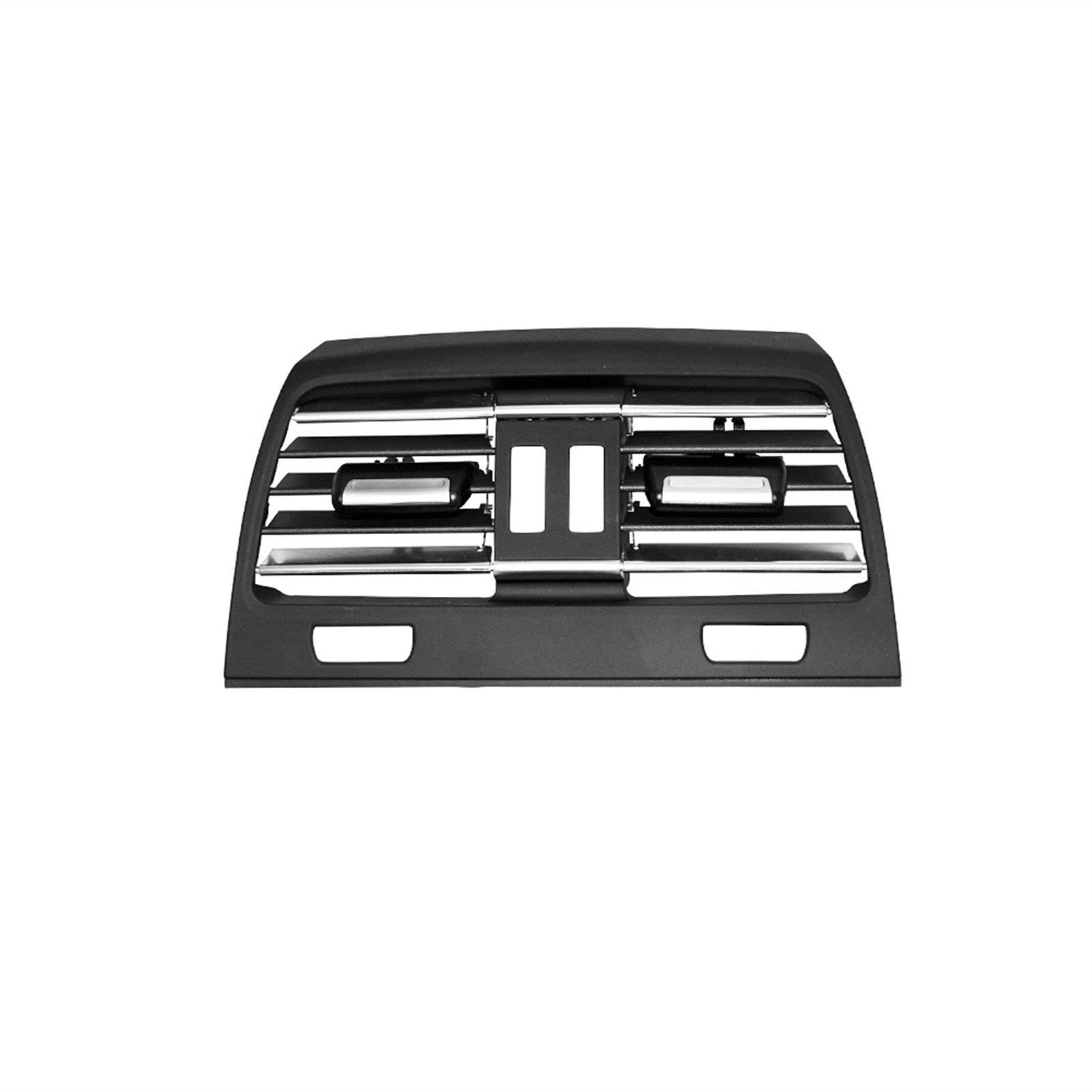 XEBRAD Klimaanlage Vent Grille Outlet Abdeckung F01 F02 7Series Auto Zentrale Vorne Hinten AC Wind Panel Chrom Platte Low-end Ersetzen A/C-Entlüftungsabdeckung(Rear Model B) von XEBRAD