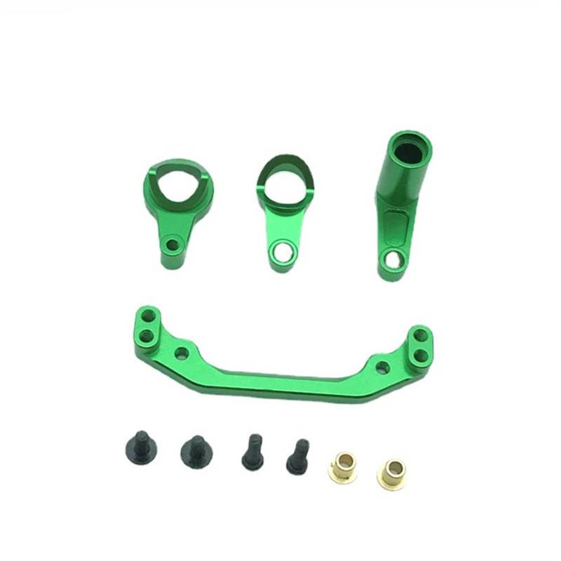 XEBRAD Metall 104001 Teile Metallteile Lenkung 1/10 104001 ferngesteuerte Autoteile Auto-Stoßdämpferhalterung(Green) von XEBRAD