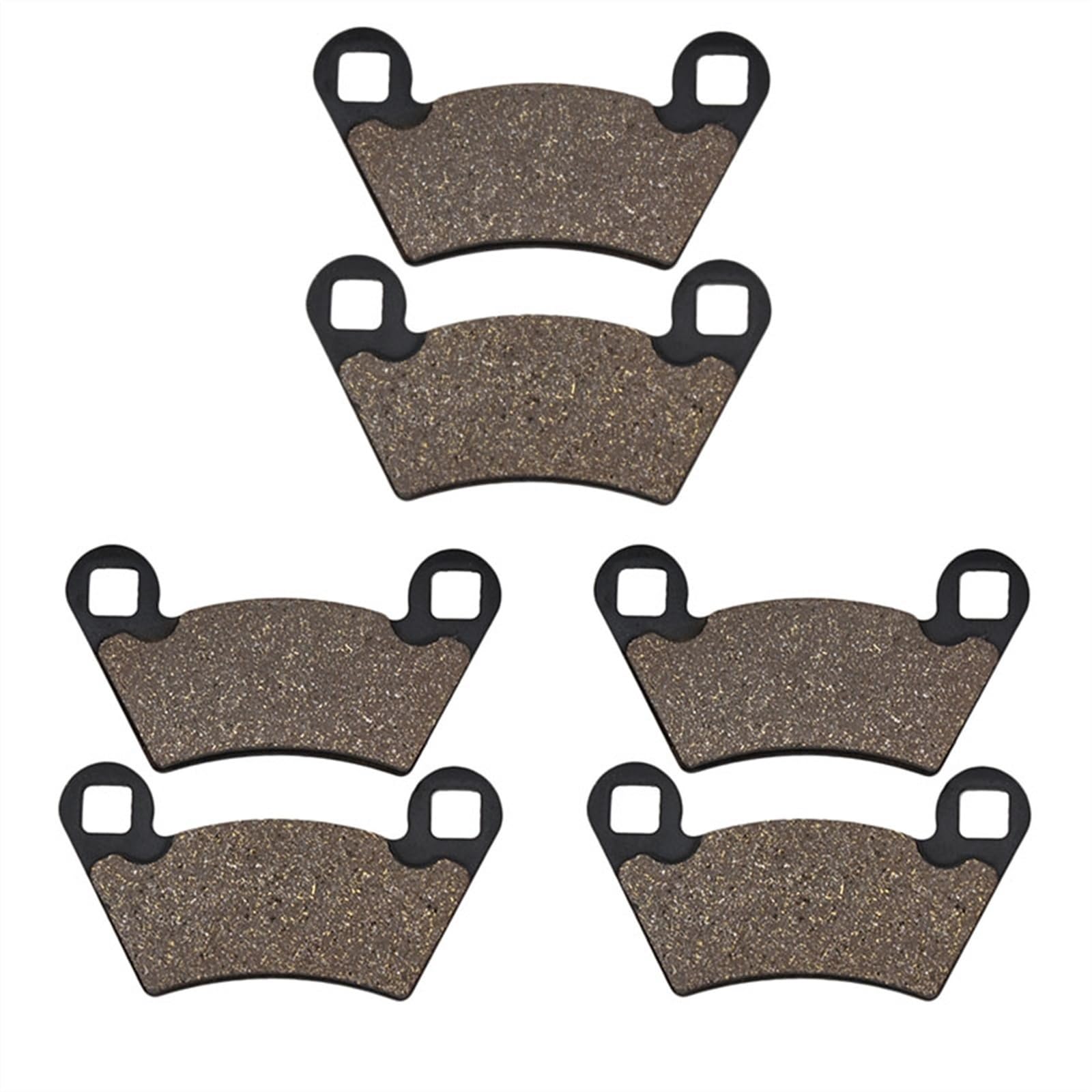 XEBRAD Motorrad-Bremsbeläge vorne und hinten, for Polaris, 500 Ranger 4x4 EFi 2011-2012 Austausch der Motorradbremsbeläge(3pairs) von XEBRAD