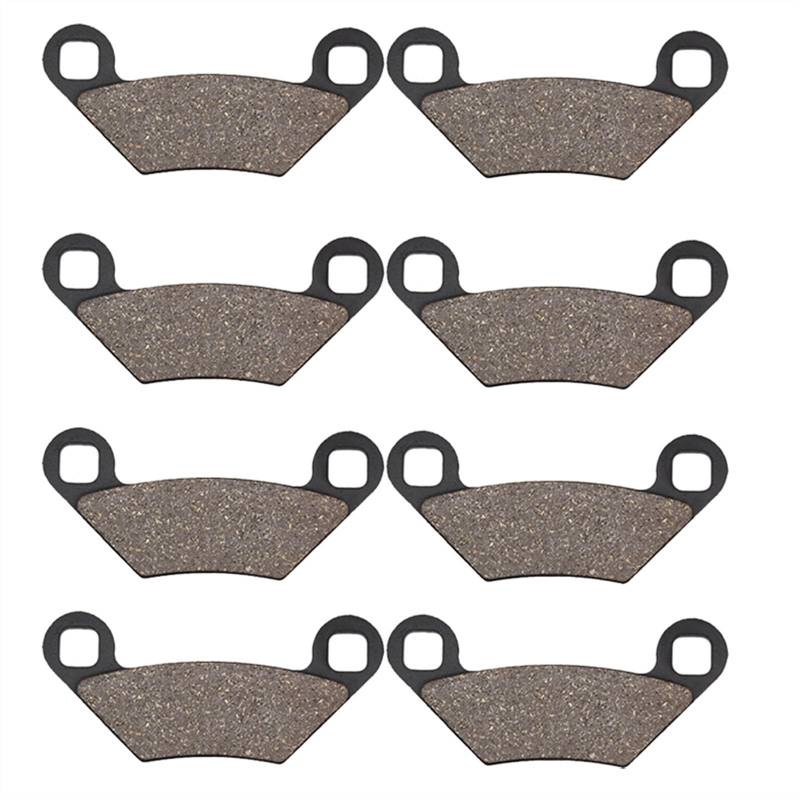 XEBRAD Motorrad-Bremsbeläge vorne und hinten, for Polaris, 500 XP Sportsman 500 2009 Austausch der Motorradbremsbeläge(4pairs) von XEBRAD