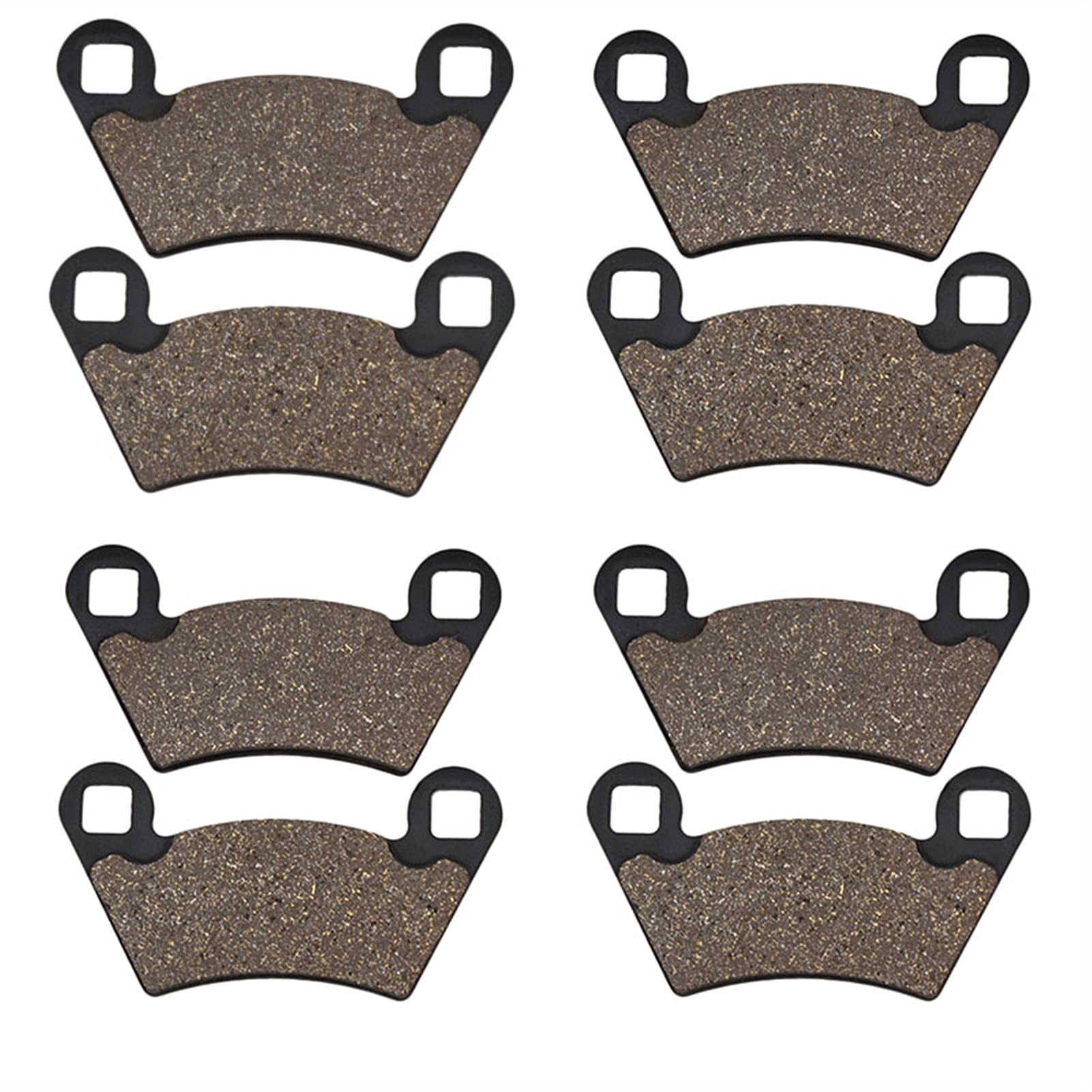 XEBRAD Motorrad-Bremsbeläge vorne und hinten, for Polaris, Ranger XP 700 4x4 2006-2008 Austausch der Motorradbremsbeläge(4pairs) von XEBRAD