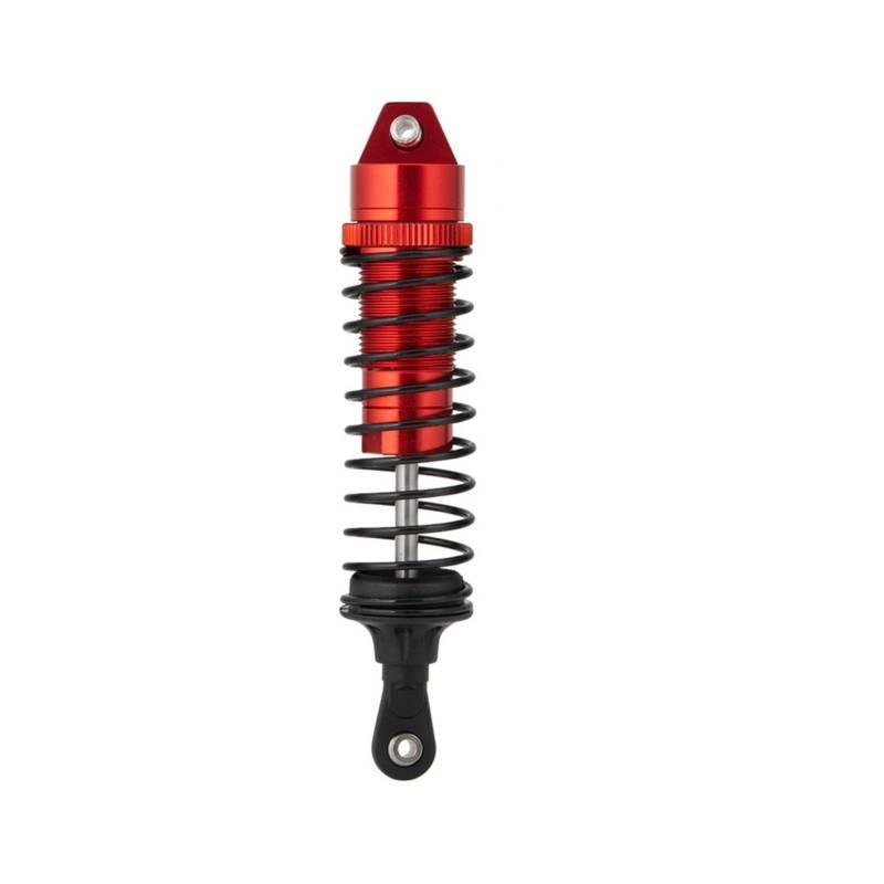 XEBRAD RC Auto Stoßdämpfer Aluminiumlegierung Vorne Hinten Dämpfer 1:10, for Traxxas, Slash Fernbedienung Auto Stoßdämpfer Teile Auto-Stoßdämpferhalterung(Red-Front) von XEBRAD