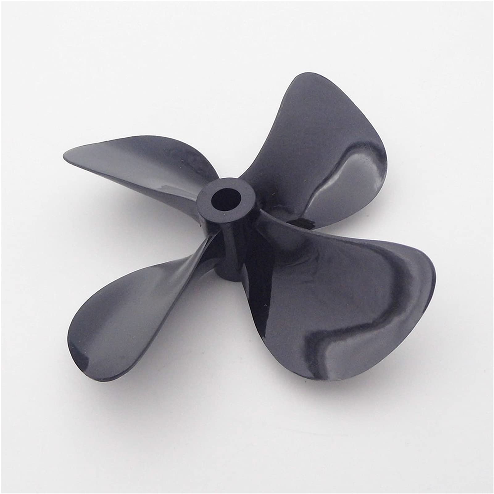 XEBRAD RC Boot Propeller 5mm 4-Blätter 55mm 60mm 75mm PC LH RH Untergetaucht Prop, for RC Boot Schlepper Köder Fischerboot Marine ROV Watercreft Bootspropeller aus Metall(1PC D65mm Right Hand) von XEBRAD