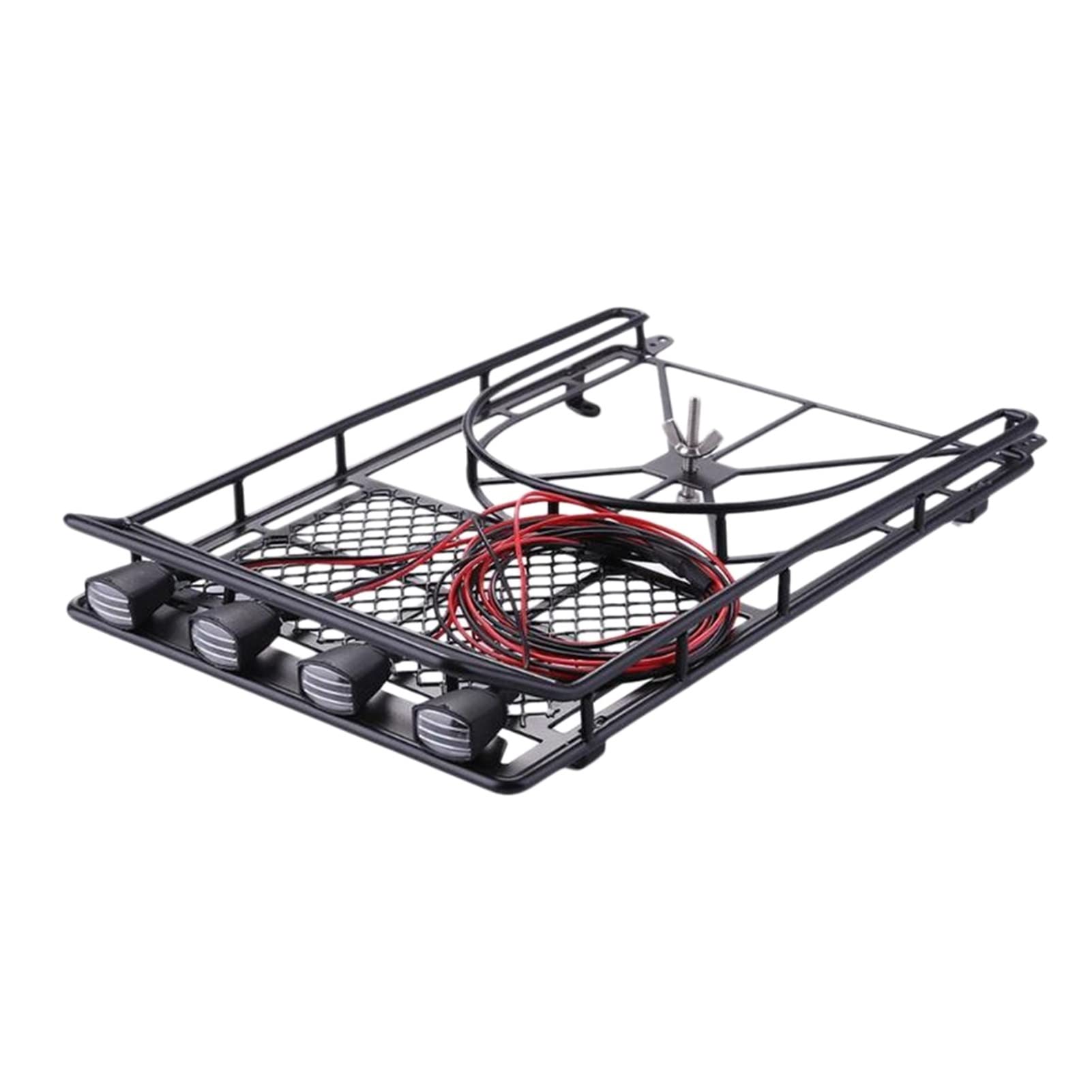 XEBRAD RC Crawler 1:10 Dachgepäckträger D90, for Axial, SCX10-4 Dachgepäckträger für Spielzeugautos von XEBRAD