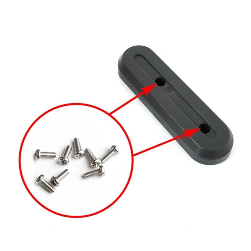 XEBRAD Radnaben-Abdeckschrauben, for Xiaomi, M365 1S Pro Elektroroller, Schutzhülle, dekorative Schalenteile, 8 Stück Reflektorstreifen(8pcs Screws A) von XEBRAD