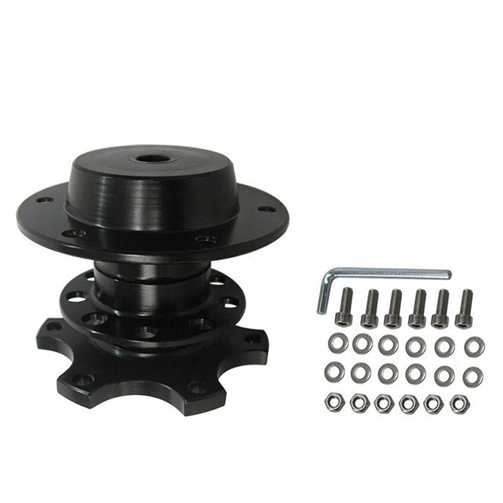 XEBRAD Schnellspanner Snap Off Hub Adapter Auto Sport Lenkrad, for Seat, 2001-2006 EP-CA0011G Auto-Lenkradnabe(Black) von XEBRAD