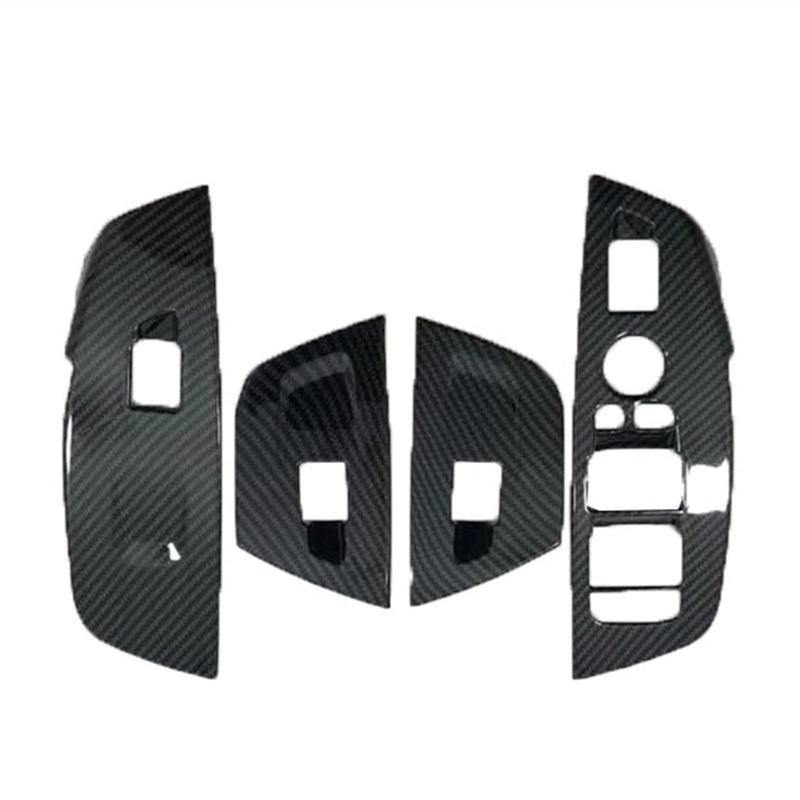 XEBRAD Türfenster-Armlehnenabdeckung, Schalterfeld, Zierleiste, Garnitur, for, X3 G01 2018 2019, Autozubehör, ABS, nur for Linkslenker geeignet Kfz-Schalterverkleidung(Carbon Fiber Style) von XEBRAD