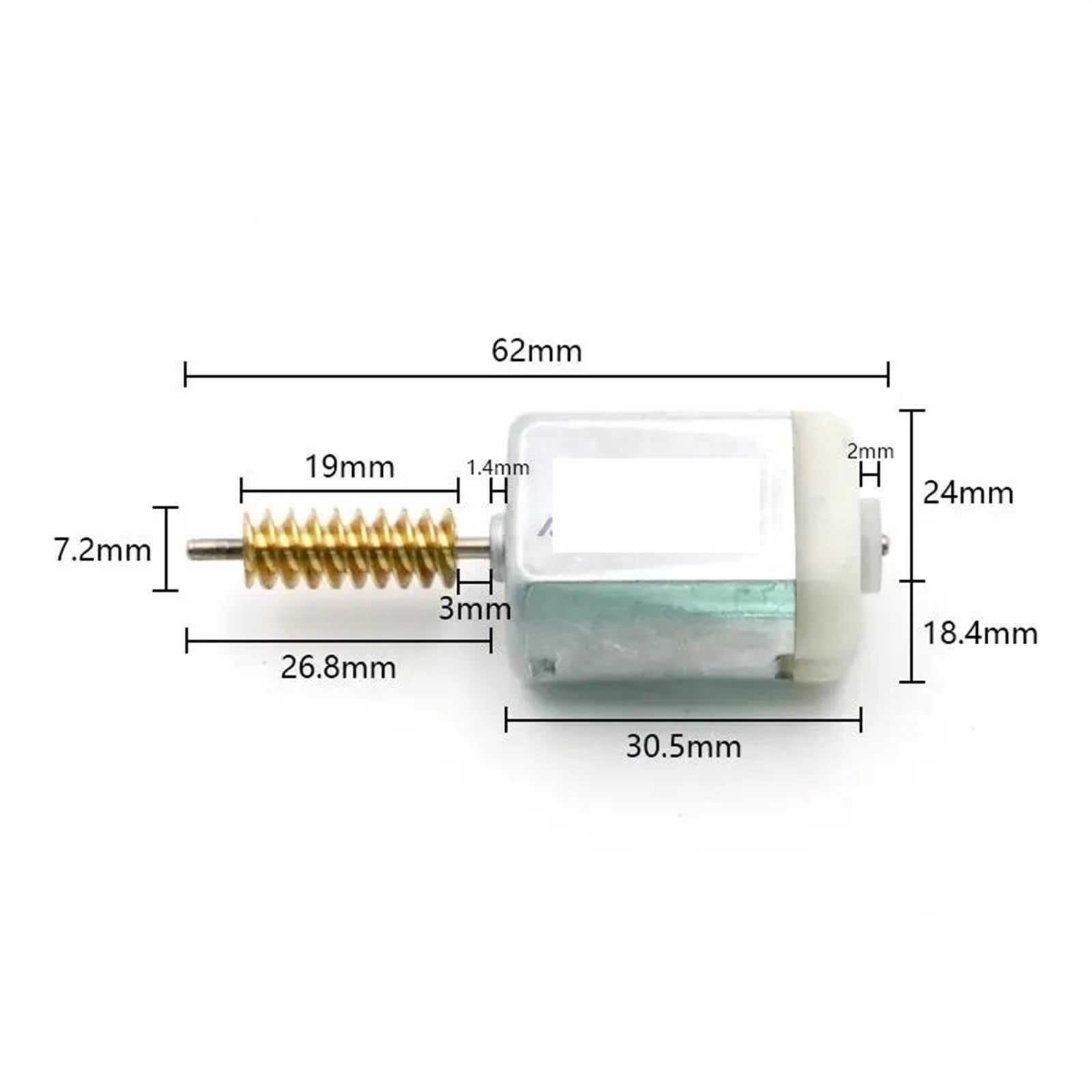 XEBRAD Zentralverriegelungsmotor for Türschloss, for, X5 E53, 3er-Serie E46, for Mini, R50 R52 R53 Stellmotor für Autotürverriegelung(A and B) von XEBRAD