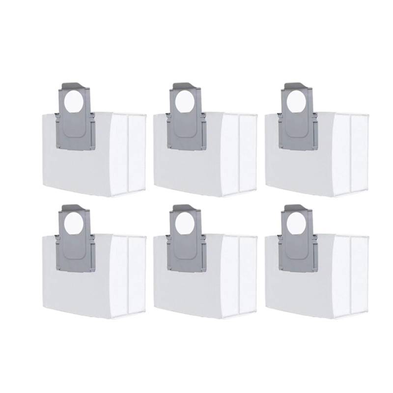 XEBRAD for Roborock, S7 Maxv Ultra S7 Pro Ultra Roboter-staubsauger Hauptseitenbürste Mopp Hepa-Filter Staubbeutel Reinigung Rollbürste Zubehör Roboter-Staubsauger-Kit(6pcs) von XEBRAD