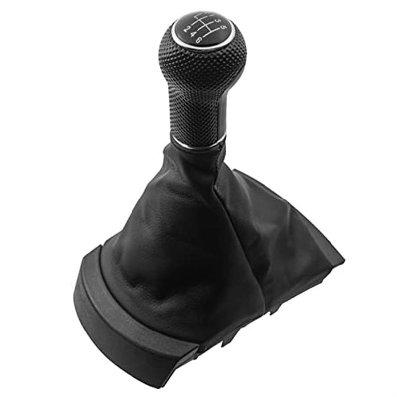 XEBRAD for Seat, for Ibiza 2002 2003 2004 2005 2006 2007 2008 Auto-Styling Schaltknauf Hebel Stick Gamasche Kofferraumabdeckung Kragen Staubschutz Schaltknauf(Black 6 Speed) von XEBRAD