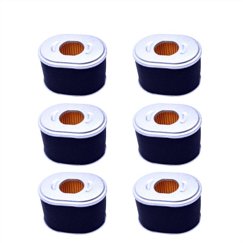 XEDLAMP 10 Stück Luftfilter GX120 GX140 GX160 GX200 5,5 PS 6,5 PS Rasenmäher Benzinmotor Rasenmäher-Luftfilter(6Pcs) von XEDLAMP