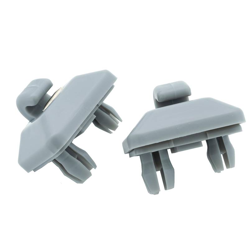 XEDLAMP 2 Stücke Auto Sonnenblende Clip Halterung Innen Sonnenblende Haken, for, for A1 A3 A4 A5 A7 Q3 Q5 B6 B7 B8 S4 S5 Grau OE # 8E0857562A Kfz-Visierclip(Grey) von XEDLAMP