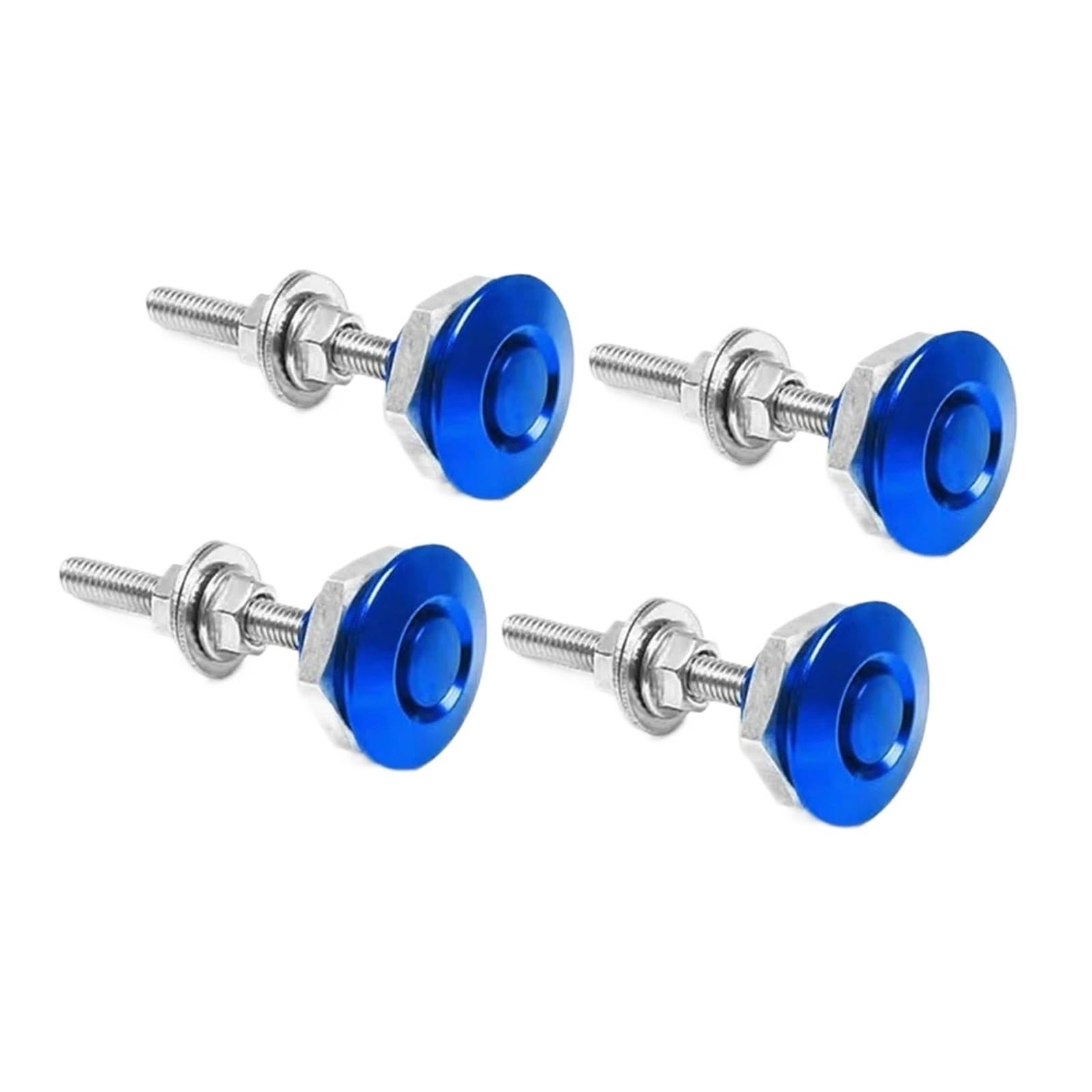 XEDLAMP 2 stücke/4 stücke 30mm Modifizierte Auto Latch Push Button Billet Quick Release Befestigungen Front Stoßstange Haube Pin Motor Motorhaube Schloss Latch Clip(4pcs Blue) von XEDLAMP