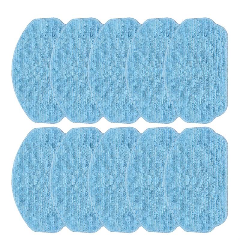 XEDLAMP 4/10 stücke Mopp Tuch Lumpen Mamibot PROVAC Robotic Staubsauger Ersatzteile Trockenen Und Nassen Nutzung Mopp Tücher Pad Boden Reinigung Roboter-Sauger-Wischpad(10 Pack) von XEDLAMP