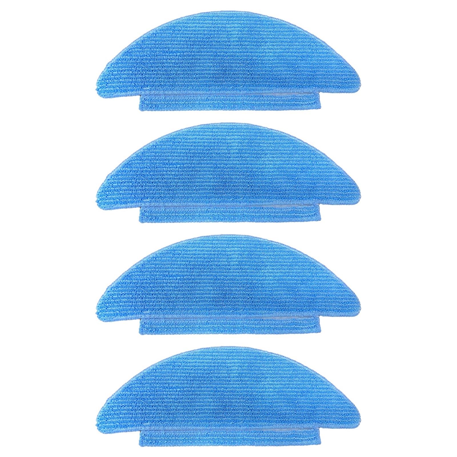 XEDLAMP 4/10er-Pack Wischtücher, for Conga 7490 Eternal, for GENESIS, Roboter-Staubsauger, Trocken- und Nassnutzung, Wischtücher, Pad-Bodenreinigung Wiederverwendbares Reinigungstuch für Roboterstaubs von XEDLAMP