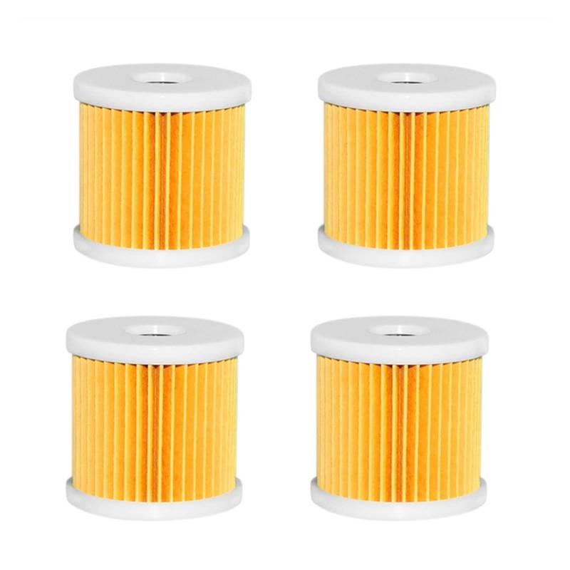 XEDLAMP 4 Pcs Kraftstoff Filter Öl Filter Element Außenbordmotor 90794-46871 90794-46913 90794-46911 Kraftstofffilter für Kraftfahrzeuge von XEDLAMP