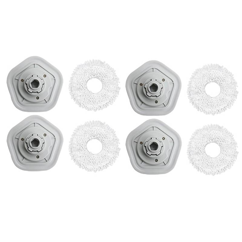 XEDLAMP Abnehmbare waschbare Mopp-Pad-Ersatzteile, for Xiaomi, for Dreame Bot W10 W10 Pro Staubsauger Mopp-Tuch-Pad-Ersatzzubehör Roboter-Sauger-Wischpad(8pcs) von XEDLAMP