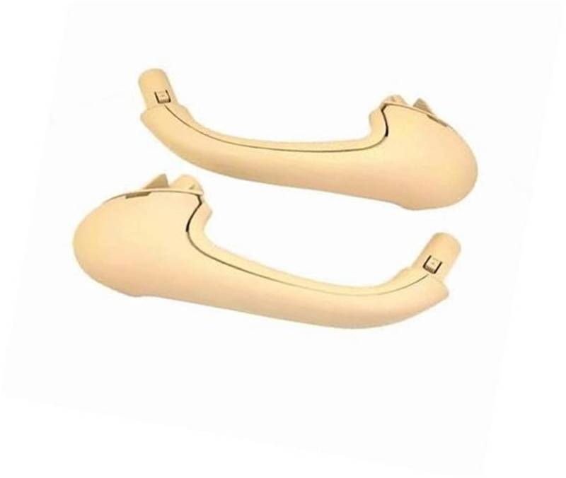 XEDLAMP Auto-Innenraum-Türgriff, Auto vorne Links rechts, Innentür-Zugträgerabdeckungen, Griffe, for, W203 C-Klasse 2000–2007 Innentürgriff für Autos(Beige Set) von XEDLAMP