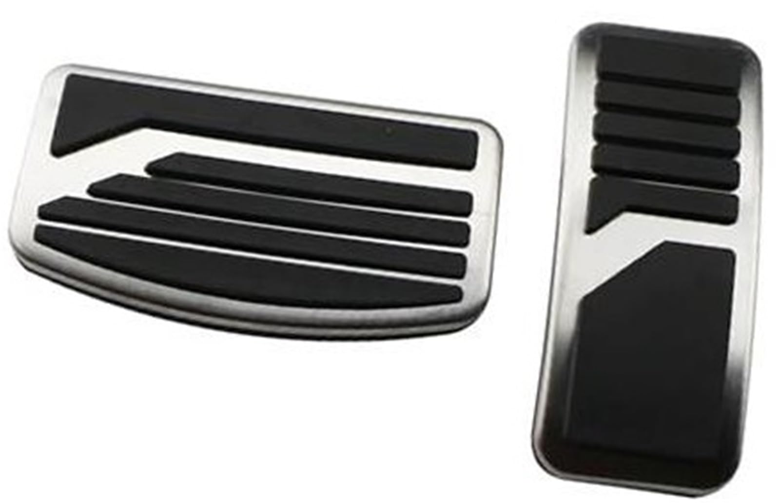 XEDLAMP Auto-Pedalabdeckung, for Mitsubishi, Eclipse Cross Outlander ASX Lancer 2009–2018, Brems- und Gaspedal Pedalzubehör für Autos(Black at Pedal) von XEDLAMP