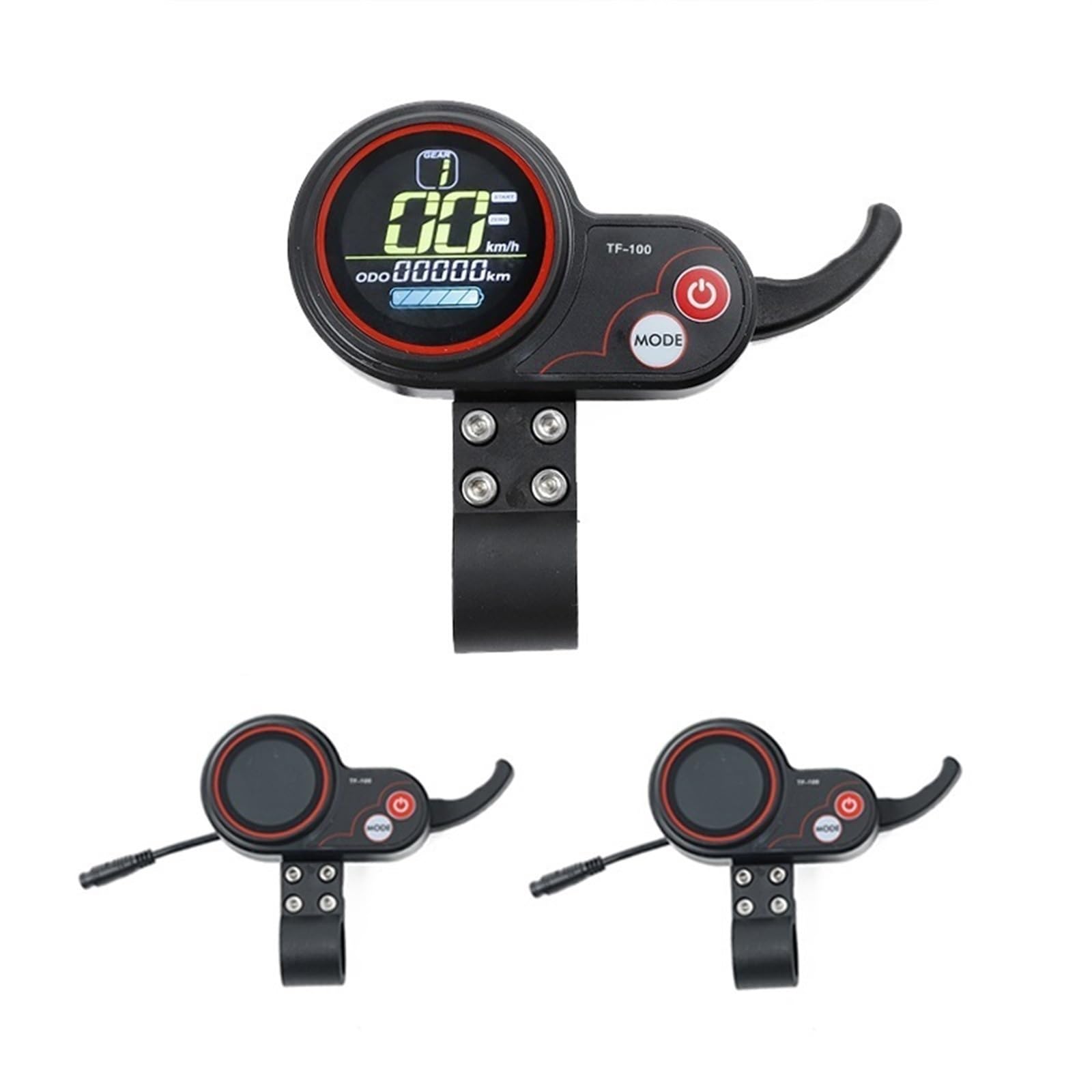 XEDLAMP Display 5/6 Pin USB Lade Scooter Display Panel Kommunikationsinstrument, for Kugoo, M4 Elektroroller Controller Multifunktionales Scooter-Dashboard(6Pin) von XEDLAMP