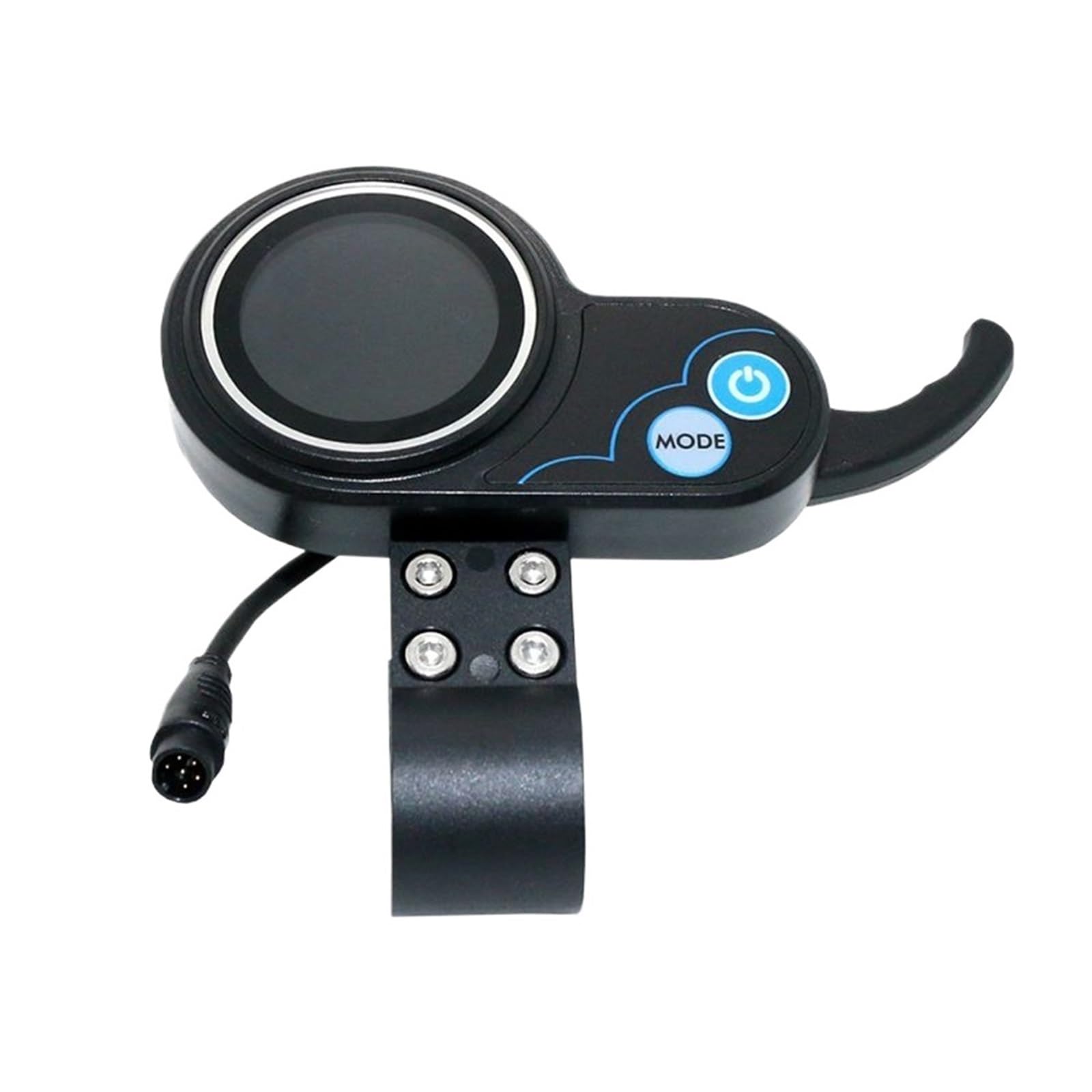 XEDLAMP Elektroroller-Controller, Drosselklappenmodifikationszubehör, for 36V48V-Display, USB-Lade-Daumendrehmesser, 5/6-poliger Controller Multifunktionales Scooter-Dashboard(48V 6Pin Meter) von XEDLAMP