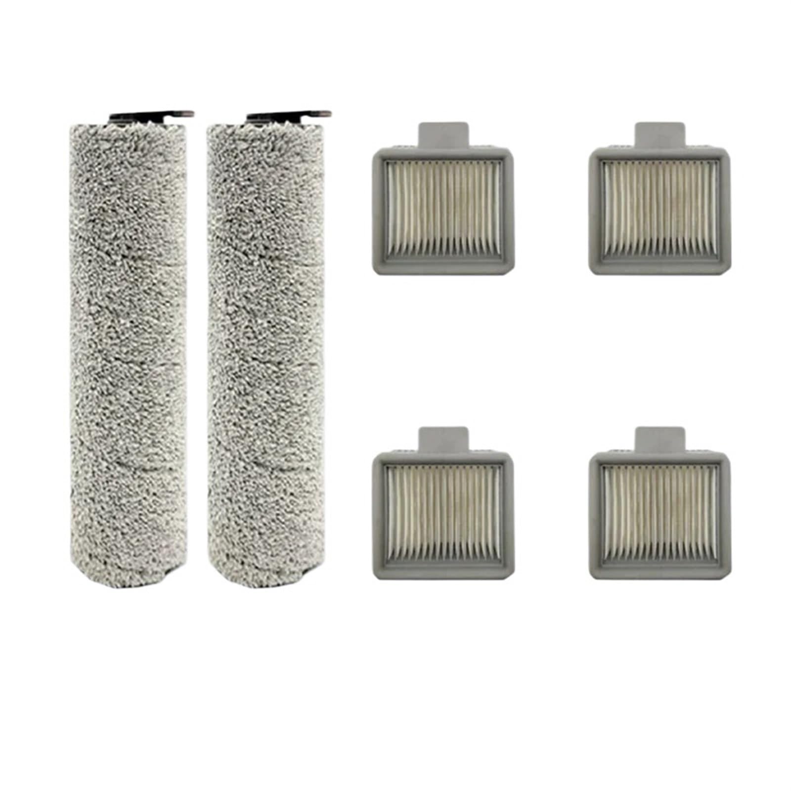 XEDLAMP Ersatzwalzenbürste und Hepa-Filter for Dreame H11 / H11 Max, Nass- und Trockensauger-Ersatzteilzubehör Staubsammelfilter(6pcs) von XEDLAMP