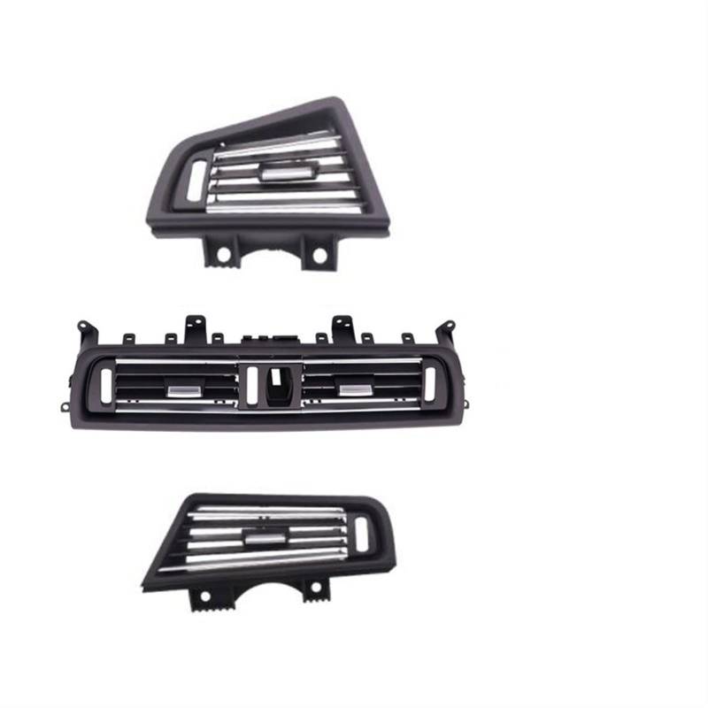 XEDLAMP LHD vordere Reihe Wind Links Mitte rechts Klimaanlage Lüftungsgitter Auslassblende mit Chromplatte, for, 5er F10 F18 Kfz-Klimaanlage von XEDLAMP
