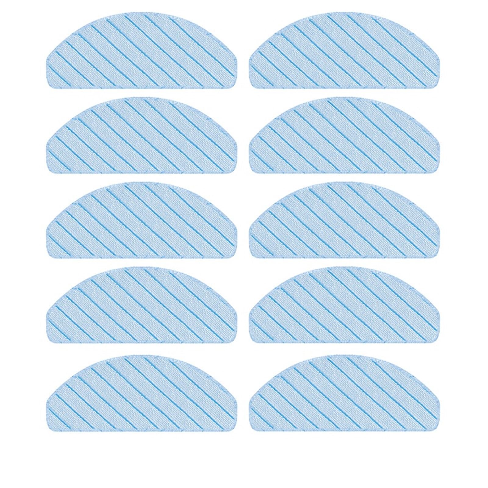 XEDLAMP Lappen-Mopp-Tücher-Pads, for Ecovacs, for Deebot OZMO T8 AIVI T8 Max T9 Max N8 N8 Pro Roboter-Staubsauger-Mopp-Tuch-Zubehörteile Roboter-Sauger-Wischpad(for T9-10pcs) von XEDLAMP