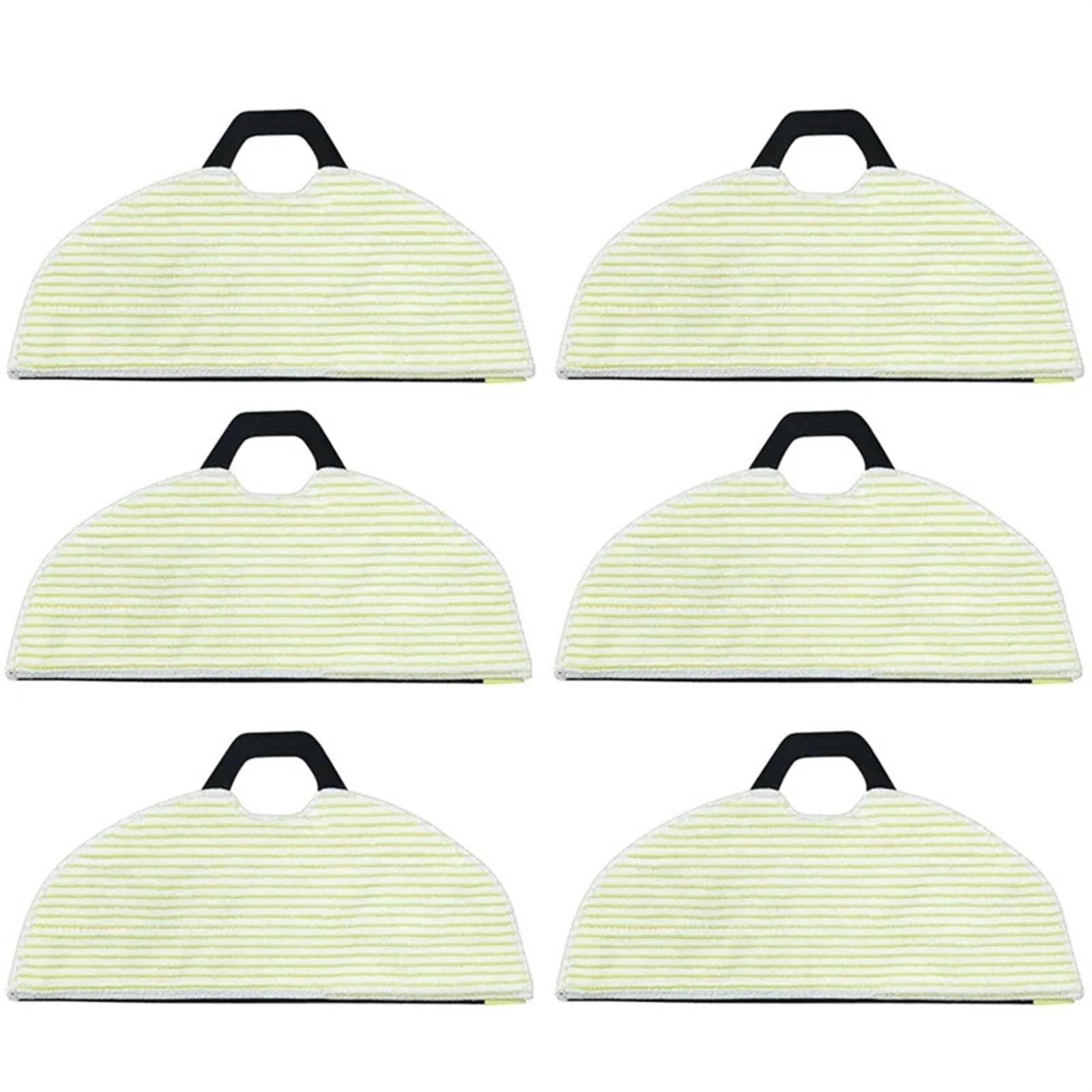 XEDLAMP Mopp Tuch Pad Kit, for Shark, for RV2001WD RV2002WD AV2001WD RV2000WD Staubsauger Lappen Ersatzteile Zubehör Roboter-Sauger-Wischpad(6pcs) von XEDLAMP