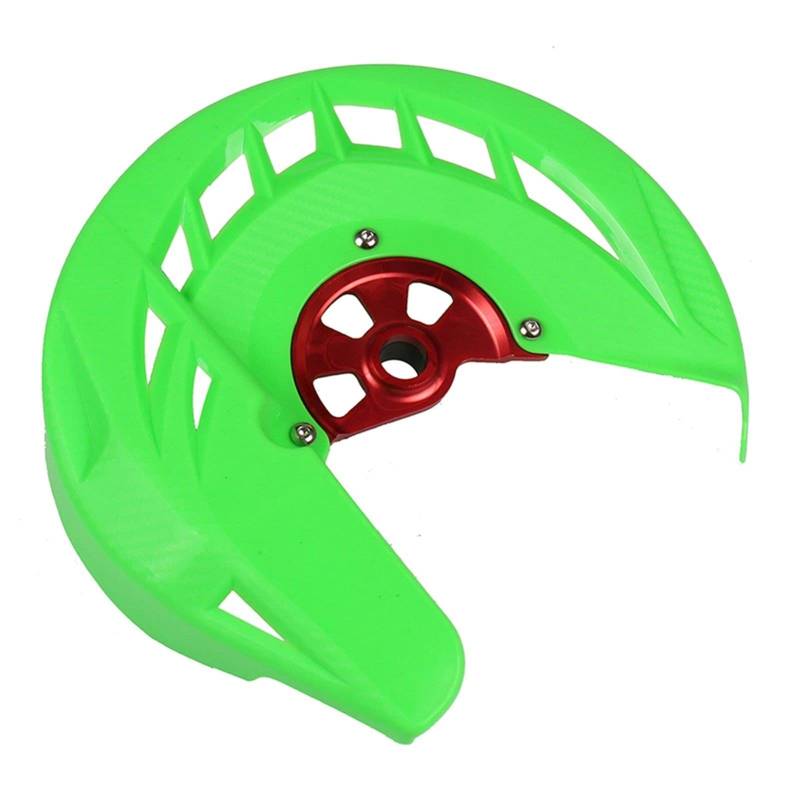 XEDLAMP Motorrad Vorne Bremsscheibe Rotor Schutz Abdeckung Schutz Motocross Offroad for CR CRF 125R 250R 450R 250X 450X 450RX 250L 2002-2020 Bremsscheibenabdeckung(Green) von XEDLAMP