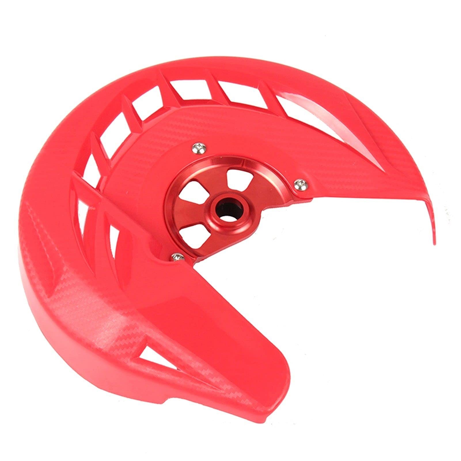 XEDLAMP Motorrad Vorne Bremsscheibe Rotor Schutz Abdeckung Schutz Motocross Offroad for CR CRF 125R 250R 450R 250X 450X 450RX 250L 2002-2020 Bremsscheibenabdeckung(Red) von XEDLAMP