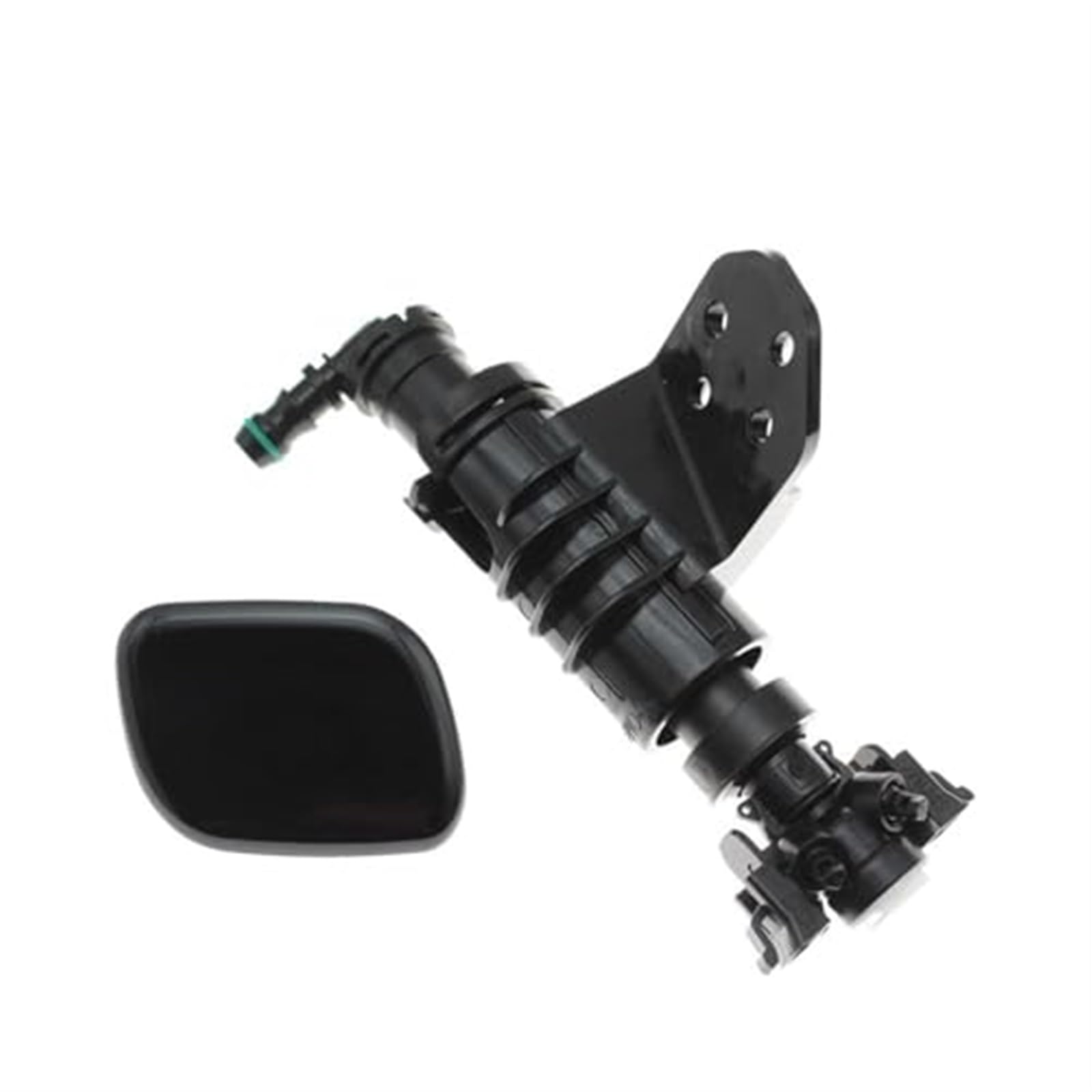 XEDLAMP Vorne Links rechts Scheinwerfer Waschanlage Düse Pumpe Zylinderdeckel Jet, for Hyundai, Tucson Ersatzmotor für Scheibenwaschpumpe(Black Left Side) von XEDLAMP