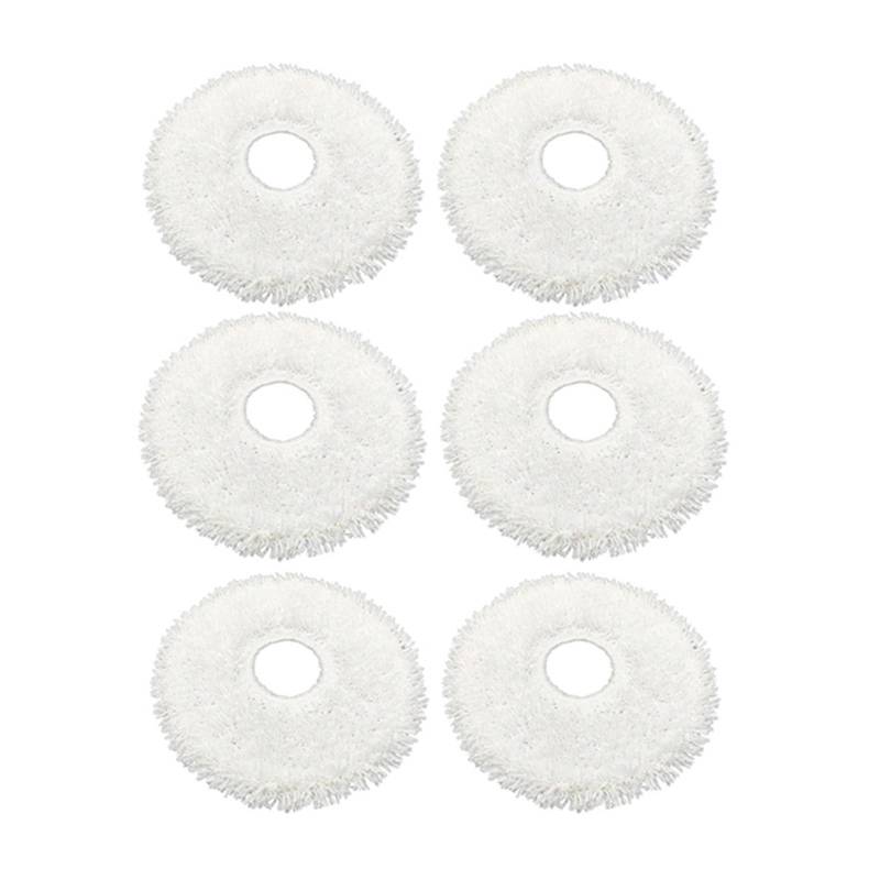 XEDLAMP Waschbares Wischtuch, for Ecovacs, for Deebot X1 Turbo/X1 Omni Staubsauger, Kehrroboter, Ersatzzubehör, Ersatzteile Roboter-Sauger-Wischpad(6pcs) von XEDLAMP