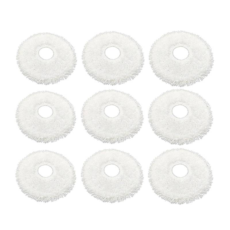 XEDLAMP Waschbares Wischtuch, for Ecovacs, for Deebot X1 Turbo/X1 Omni Staubsauger, Kehrroboter, Ersatzzubehör, Ersatzteile Roboter-Sauger-Wischpad(9pcs) von XEDLAMP